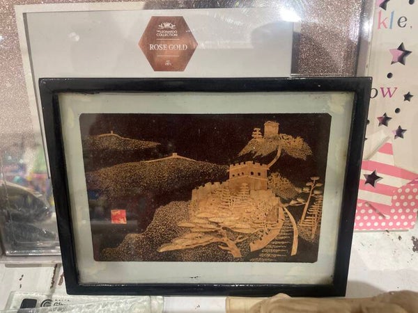 Chinese hand Carved Cork Art - frames***