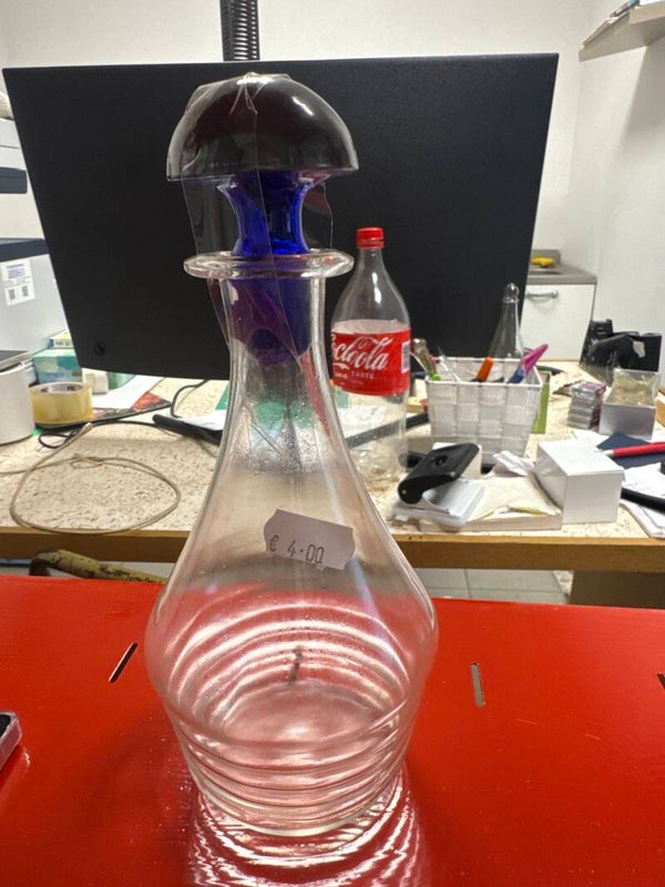 Clear glass decanter- glass***