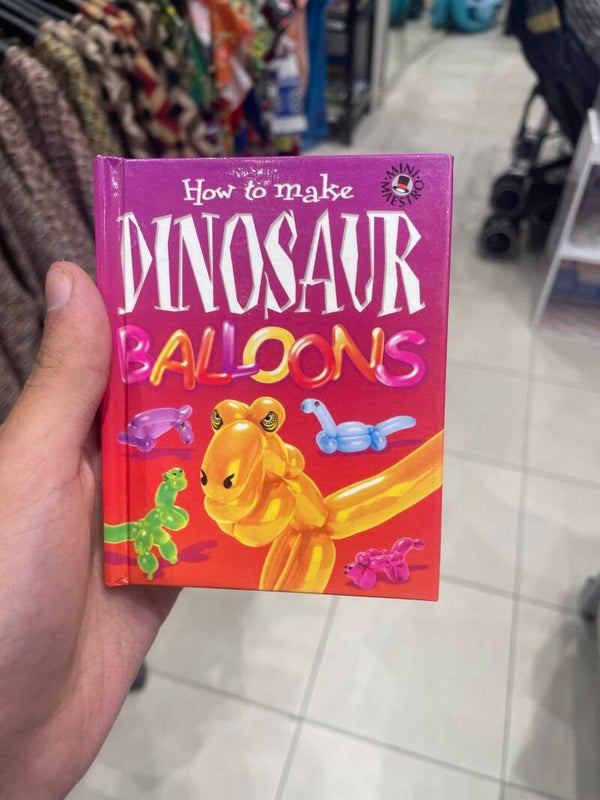 How to make dinosaur balloons - books*