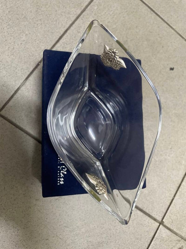 Clear Fine Glass Bowl - Italian-Made - Supplies