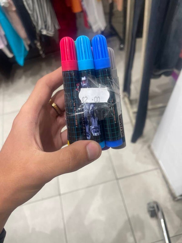 Action Man markers - Stationary*