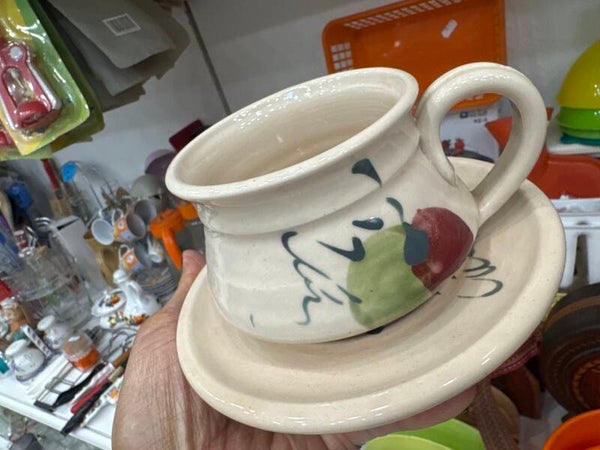 Ceramic Soup Cup & Saucer - Supplies