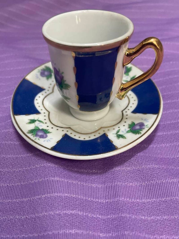 Miniature Espresso Cup & Saucer - Collectibles