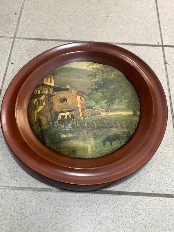 Antique Wood framed- Decor ***