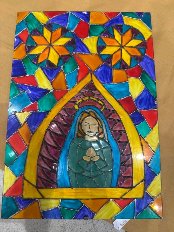 Handmade Glass Painting-Religious***