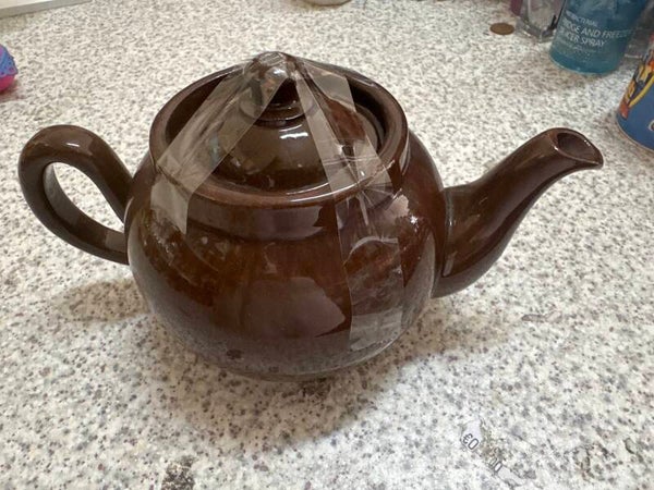 Brown Ceramic Teapot - Collectible
