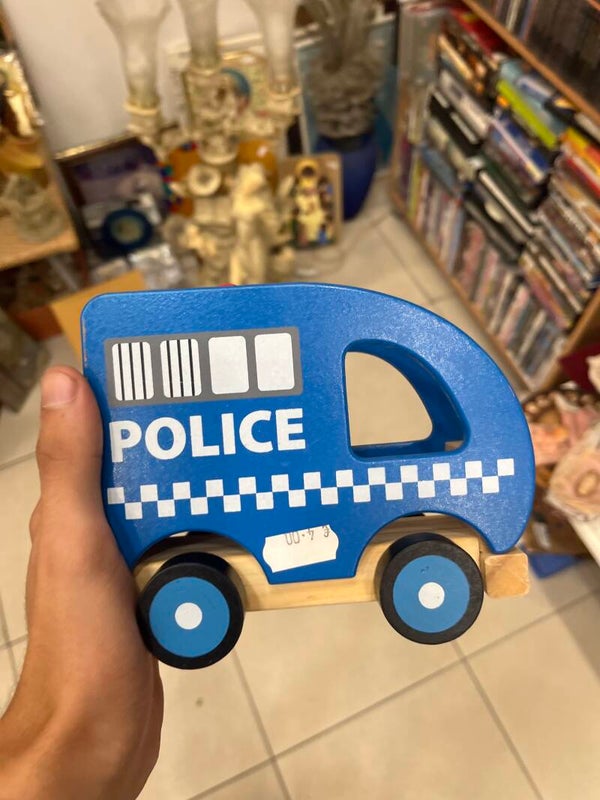 Wooden Police Car - Toys