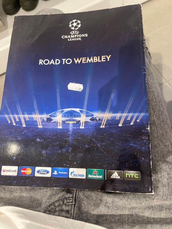 Champions league: Road To Wembley magazine - Collectibles*