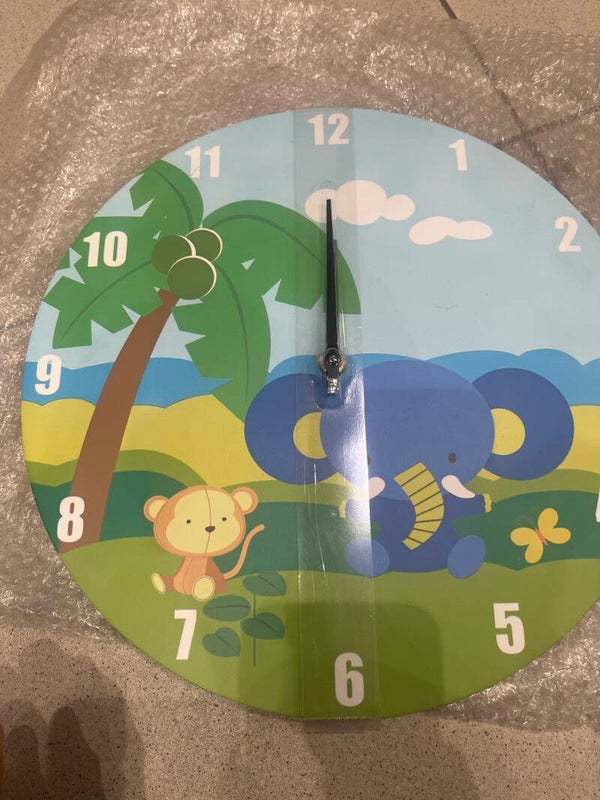 Children Wall Clock - Stationery