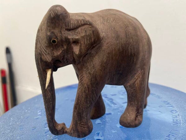 Wooden elephant- Decor ***