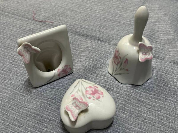 Porcelain Set of 4 Miniatures - Decor