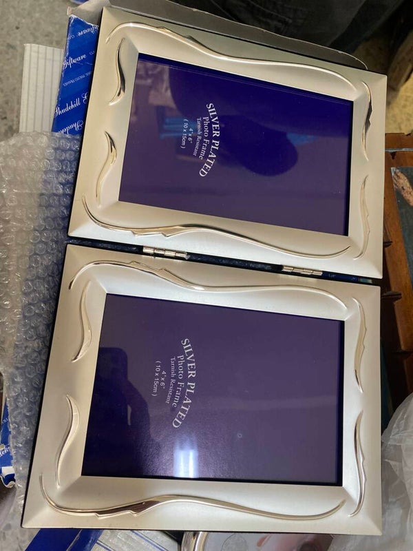 Double Sliver Plated 10 x 15 cm Photo Frame - Frames