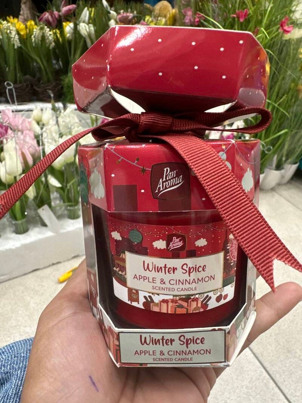 Cinnamon Scented Candle-Decor***