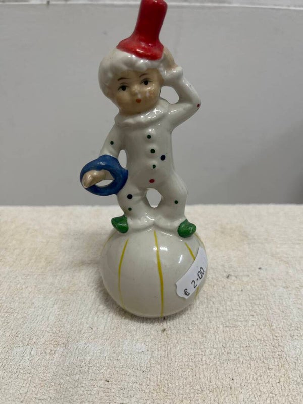 Porcelain Clown Acrobat - Figurines**
