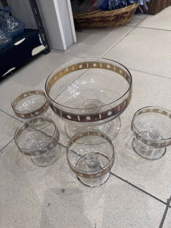 Punch Bowl Set - Glasses