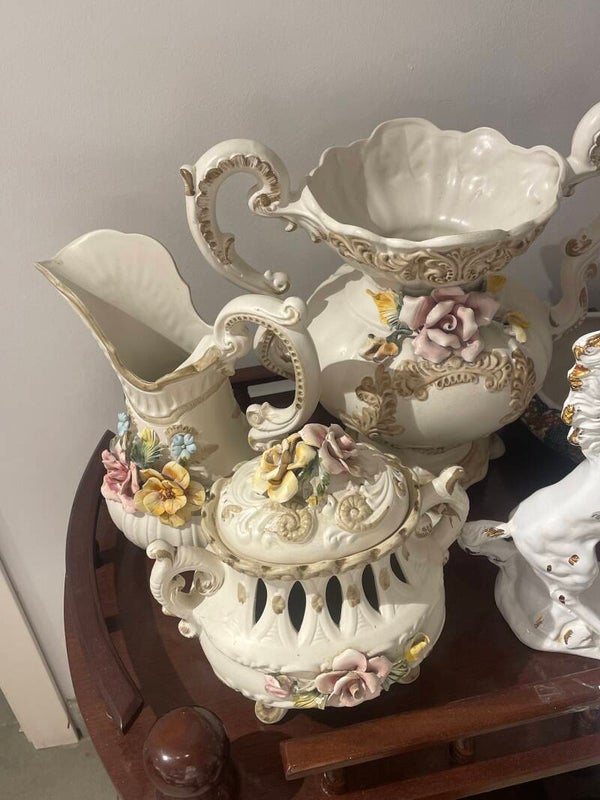 Capodimonte Italian Porcelain Set - Vintage