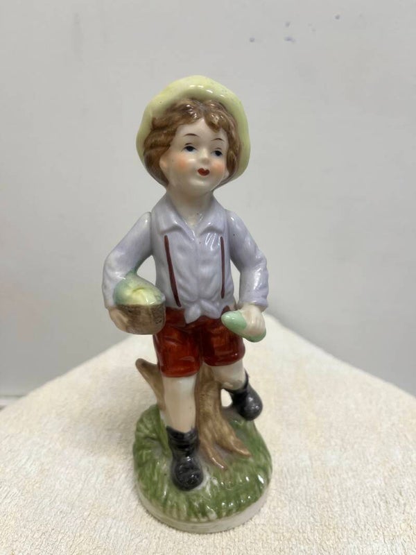 Porcelain Boy Figurine - Figurines**