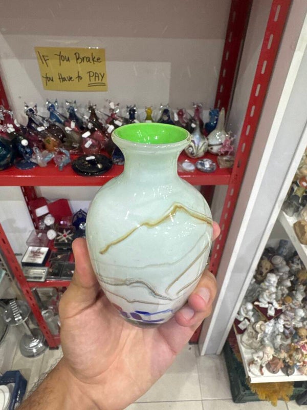 Small Mdina Glass Vase - Decor*