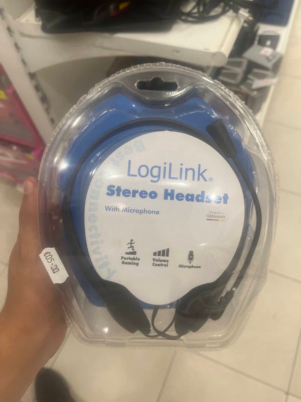 LogiLink Stereo Headset - Electric*
