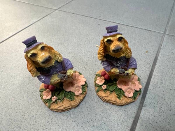 Vintage dog figurine-decor ***