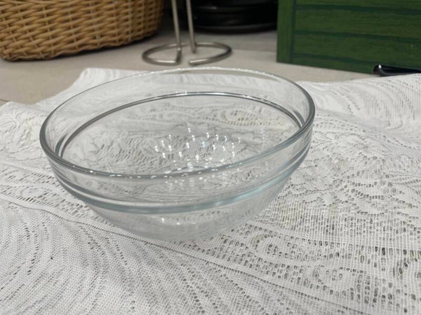 Clear glass bowl- supplies ***