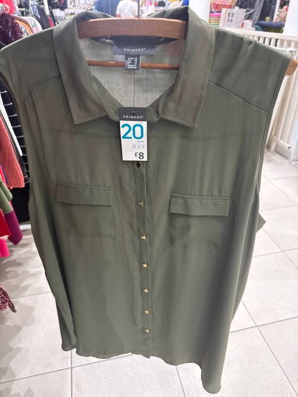 Women Sleeveless Shirt - Brand New - Size 48