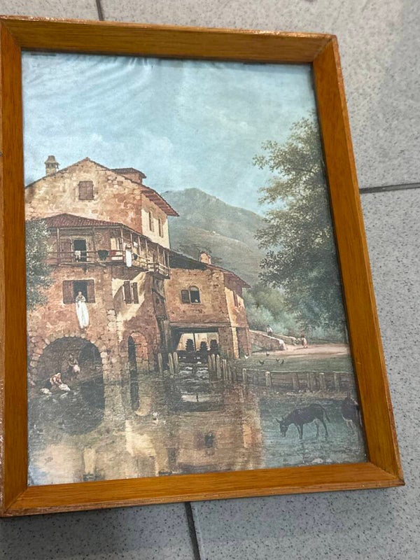 Vintage wooden frame- Decor ***