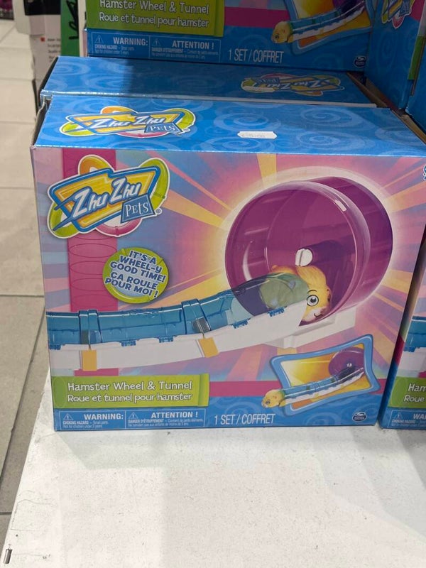 Zhu Zhu Pets Hamster wheel and tunnel - toys*