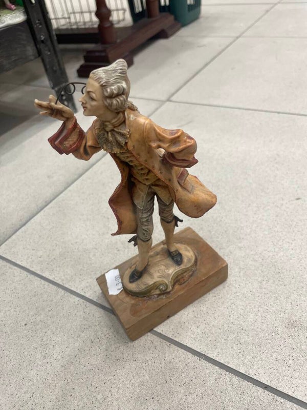 depicting an 18th-century rococo-style gentleman Figurine - Figurines*
