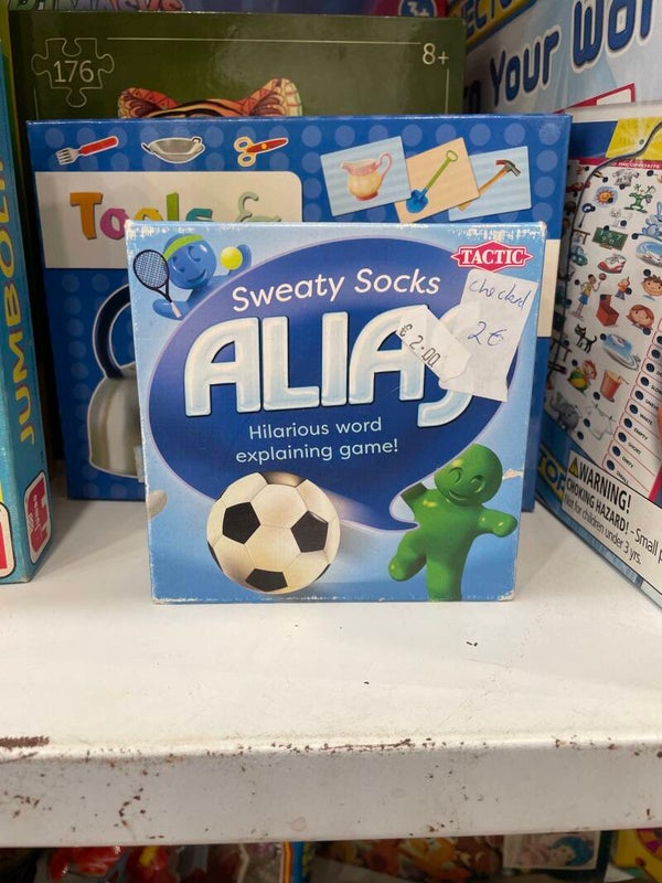 Alias Sweaty Socks Card Game - Games