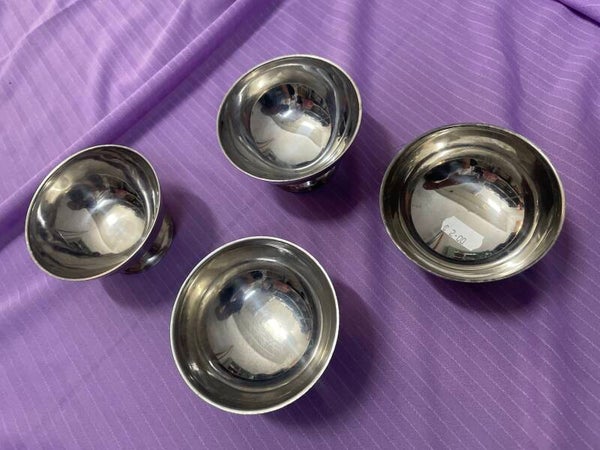 Stainless steel dessert bowls- Supplies ***
