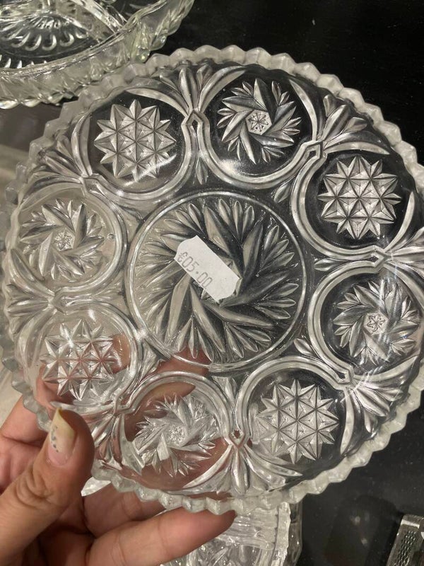 Real Crystal Plate-Decor***