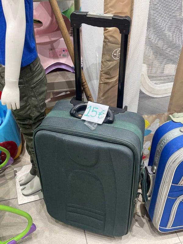 Dark Green Cabin Suitcase - Travel
