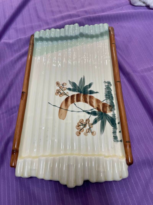 Ceramic sushi serving tray- Supplies ***