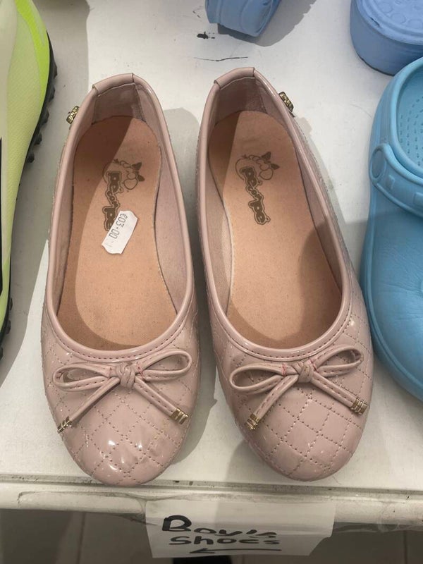 Girls Pecompe Pink Shoes - Size 30