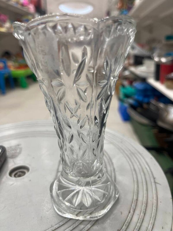 Crystal Glass Vase-Decor*