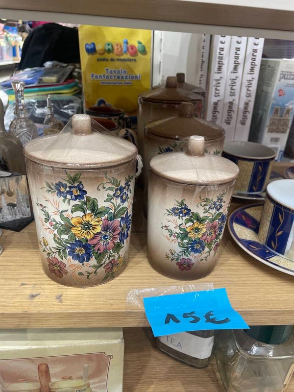 ceramic Ceramiche Liberati Fioraccio storage jars - Decor*
