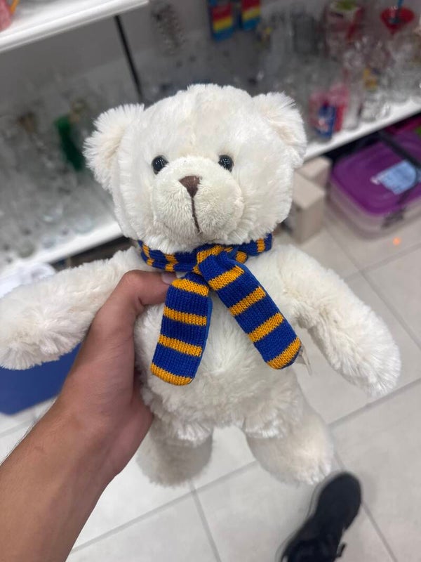 White teddy bear soft toy - Toys*