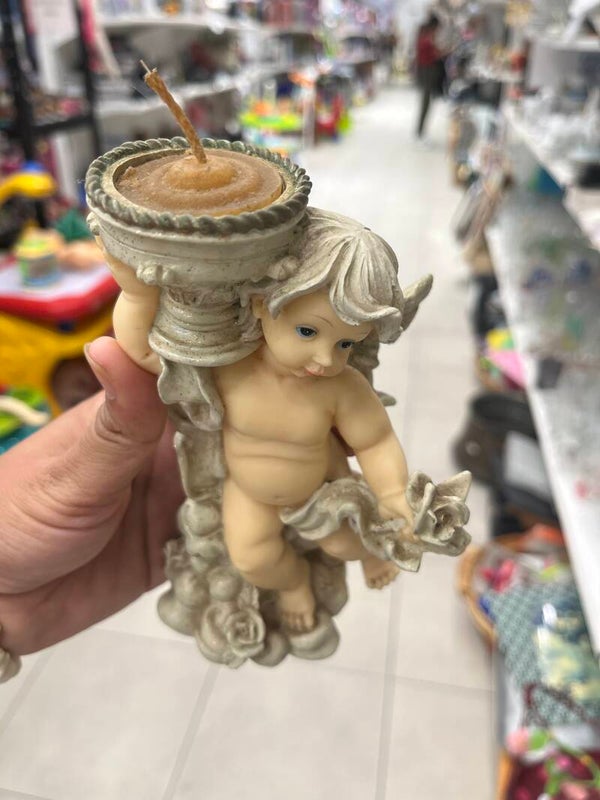 Cherub Candle Holder - Candles