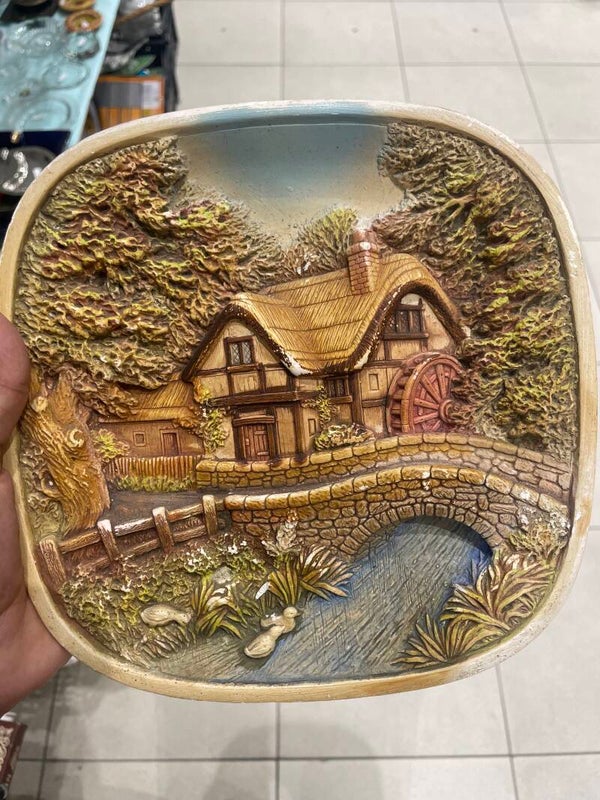 Vintage Wall Plates-Decor*