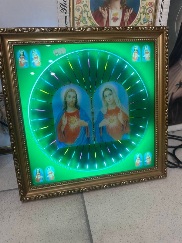 Vintage Jesus Pictures Frame-Religious***