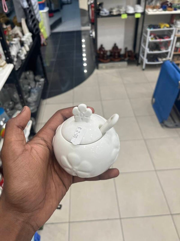 Ceramic Sugar Bowl - Supplies ***