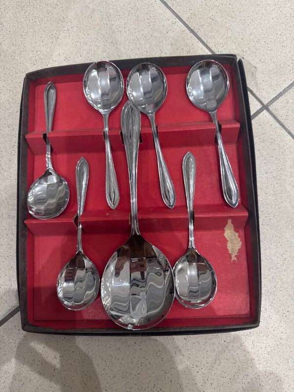 Serving and dessert spoon set-Supplies***