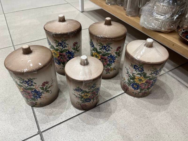 Stoneware Canisters-10€ all-Supplies***