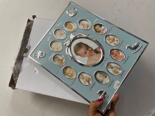 First Year 12 Photos Frame - Frames