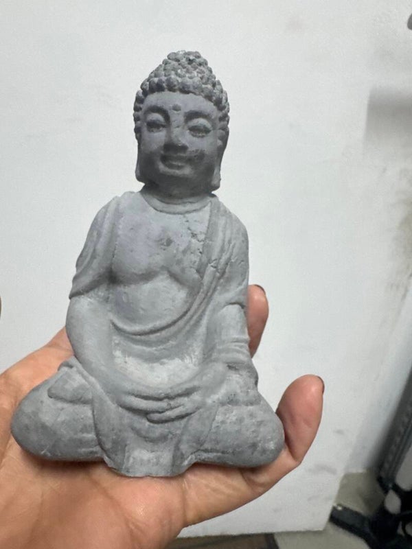 Grey Mini Buddha - Religious