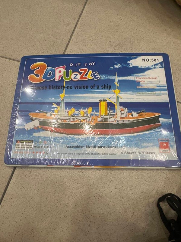 3D Puzzle DIY ship - toys*