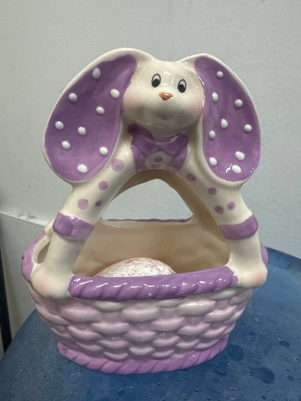 Ceramic decorative basket- Decor ***