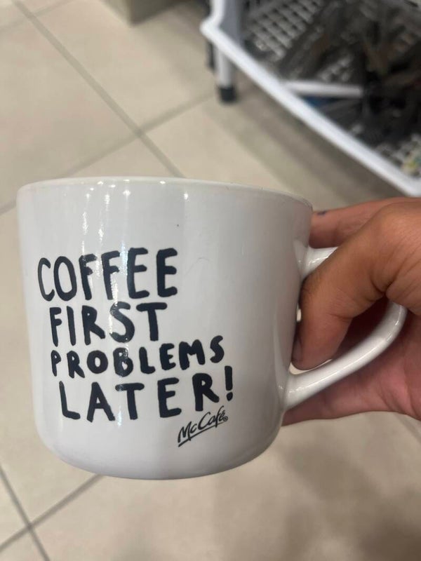 Coffee First Problems Later mug - mugs*