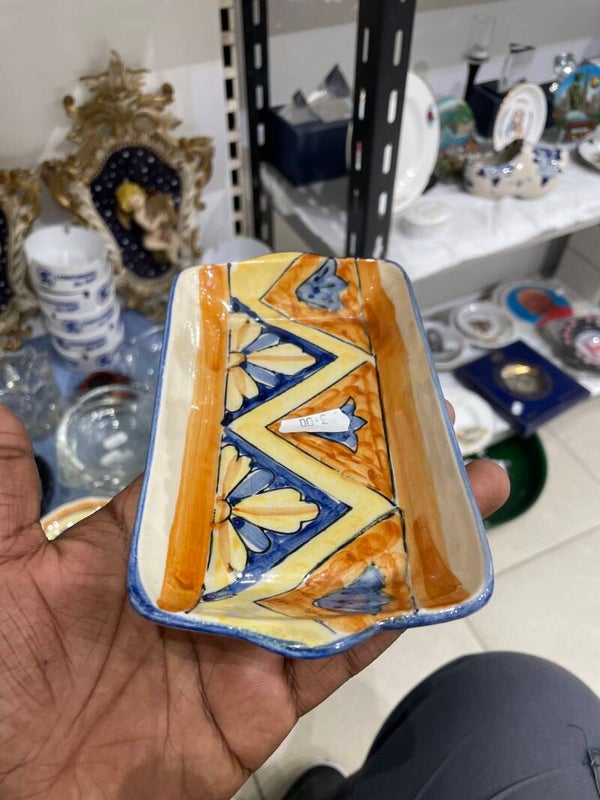 Hand Painted Ceramic Ashtray - Supplies